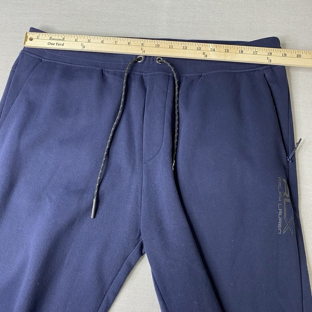 RLX Ralph Lauren Unit 02 Jogger Pants XXL Navy Blue Performance Knit Zip Pocket - Picture 10 of 16